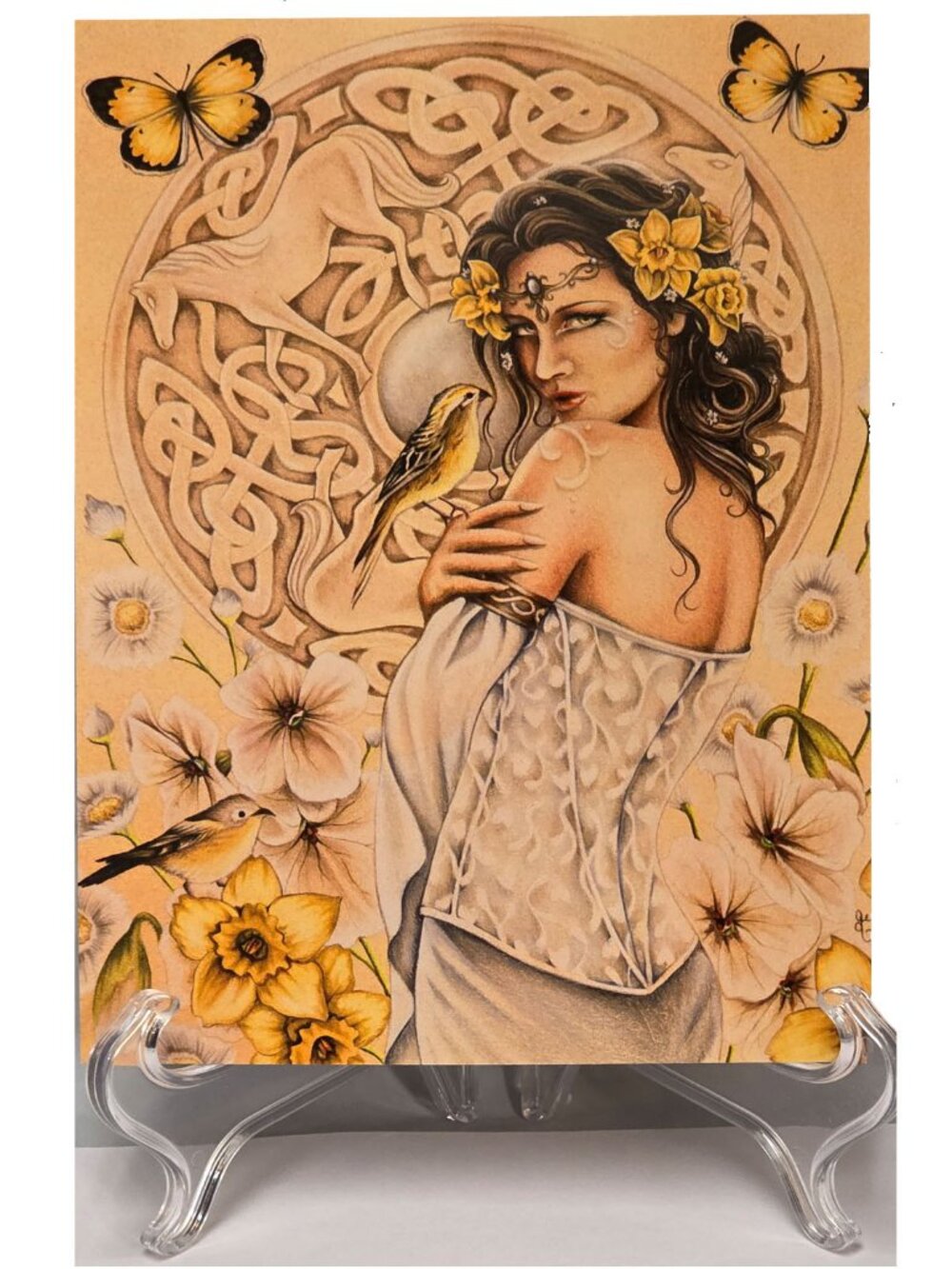 Jessica Galbreth  𝐑𝐡𝐢𝐚𝐧𝐧𝐨𝐧 Enchanted Art 5X7 Mini Print EAP3870